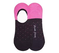 Swole Panda Bamboo Socks UK7-11 - Spotted Pink Mens No Show Socks