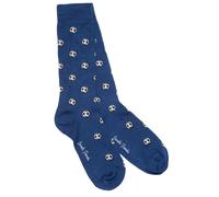 Swole Panda Blue Football Bamboo Socks - UK 7-11