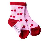 SWOLE PANDA Children's Cherry Pink Girls Bamboo Socks
