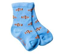 SWOLE PANDA Children's Unisex Clown Fish Nemo Blue Bamboo Socks