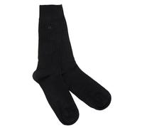 Swole Panda Jet Black Bamboo Socks (comfort Cuff) - UK 7-11