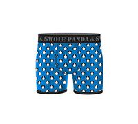 SWOLE PANDA | Luxury Super Soft Bamboo Boxers for Men, Penguins, Medium
