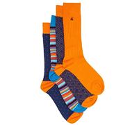 SWOLE PANDA Orange and Blue Sock Bundle - Four Pairs