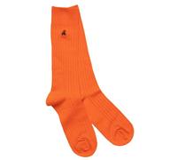 Swole Panda Orange Bamboo Socks - UK 4-7