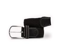 Swole Panda Recycled Woven Adjustable Belt Small - Jet Black