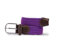 Swole Panda Recycled Woven Adjustable Unisex Elasticated Stretch Belt - Rich Pink Fine Weave (Large: 36-42" (91-107cm))