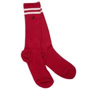 Swole Panda Red Athletic Bamboo Socks - UK 7-11