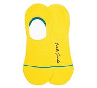 SWOLE PANDA Trainer Mens Bamboo Neon Yellow No Show Liner Socks 7-11