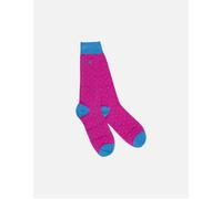 SWOLE PANDA Women's SPOTTED BLUE SOCKS - Pink