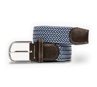 Swole Panda Recycled Woven Adjustable Belt Large - Navy Fine Weave