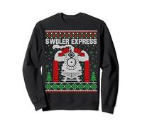 Swoler Train Express Ugly Christmas Sweater Sweatshirt