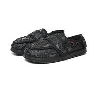 Swollen Feet Diabetic Edema Boots Slippers, Men Adjustable Extra Wide Shoes for Edema Arthritis Fasciitis Swollen Feet(Color:D,Size:7 UK)
