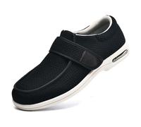 Swollen Feet Shoes, Indoor Outdoor Leisure Sneakers, Women Extra Wide Width Shoes, Lightweight Breathable Adjustable Closures Swollen Feet Arthritis Orthopedic Footwear,43.5