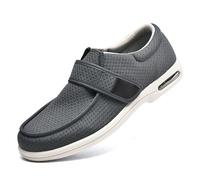 Swollen Feet Shoes, Indoor Outdoor Leisure Sneakers, Women Extra Wide Width Shoes, Lightweight Breathable Adjustable Closures Swollen Feet Arthritis Orthopedic Footwear,38