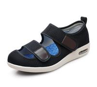Swollen Feet Shoes, Indoor Outdoor Leisure Sneakers, Women Extra Wide Width Shoes, Lightweight Breathable Adjustable Closures Swollen Feet Arthritis Orthopedic Footwear,42
