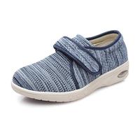 Swollen Feet Shoes, Indoor Outdoor Leisure Sneakers, Women Extra Wide Width Shoes, Lightweight Breathable Adjustable Closures Swollen Feet Arthritis Orthopedic Footwear,36