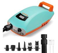 Swonder Rechargeable Paddleboard Pump, Seawolf 20PSI SUP Pump with Battery, 30% Faster Electric Air Pump with Intelligent Two Stage and Auto-Off Function