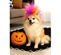 Swooflia Dog Cat Wig - Colorful Mohawk Pet Wigs for Small Large Medium Breed Dogs, Cool Halloween Cosplay Costume Accessories for Weiner Weenie Dachshund Corgi Pug Chihuahua Puppy German Shepherd