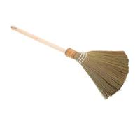 SWOOMEY 0.25Kg Natural Corn Broom with Wooden Handle Heavy Duty Handheld Sweeping Tool for Indoor Use Living Rooms Bedrooms Kitchens and More Detachable Design for Easy Cleaning