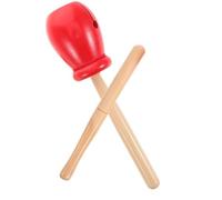 SWOOMEY 1 Set Traditional Chinese Wooden Bangzi Set Handheld Percussion Instrument for Adults Easy to Play Crisp Sound Quality Handmade Aesthetic Design for Musical Training Rhythm