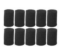 SWOOMEY 10 Pcs Pre-filter Sponge Roll for Aquarium Filter Tank, Black Cotton Material with Less Clogging Feature, Suitable for Water Inlet in Freshwater Environments to Protect Shrimp