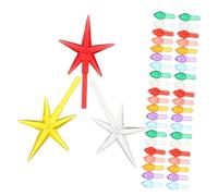 SWOOMEY 103pcs Ceramic Christmas Tree Replacement Lights Bulbs Star Toppers for Holiday Diy Friendly Multi-color Lights for Festive Celebrations