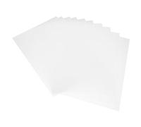 SWOOMEY 10pcs Clear PVC Frosted Transparent Plastic Frame Insert Semi Transparent Hard Plastic Film for Crafting and Display