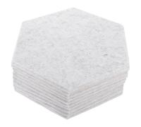 SWOOMEY 10Pcs Hexagon Acoustic Panels Soundproof Wall Panels for Indoor Use Insulation for Noise Reduction Home Office Gym and More
