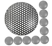 SWOOMEY 10pcs Microphone Grille Replacement Mesh Cover for Dynamic Microphones Easy to Install Smooth and Practical Compatible Various Models