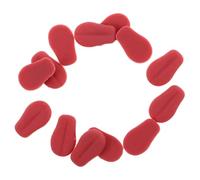 SWOOMEY 10pcs Miniature Tongue Accessories for Handmade Dolls and Animal Dolls Realistic Plastic Small Tongue Supplies and DIY Projects Encourages Skill Development