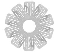 SWOOMEY 10pcs Patchwork Seam Gauge Sewing Ruler Steel Silver Scale Markings for Sewing Fabric, Measure and Plan Patchwork Creations, Handcraft Quilting Projects