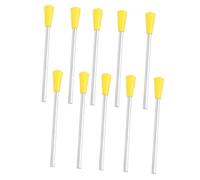 SWOOMEY 10pcs Plastic Triangle Iron Mallets Hammers Percussion Sticks for Music Equipment Educational Musical Toys for Boys and Girls Triangle Iron Stricker for Classroom Activities