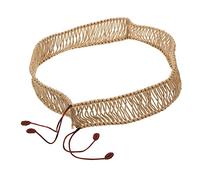 SWOOMEY 12-inch Ethereal Drum Rope Cover Handwoven Jute Braided Strap for Steel Tongue Drum Decorative and Sturdy for Music Therapy and Outdoor Performance