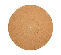 SWOOMEY 12-inch Natural Cork Turntable Record Mat Groove, 3mm Thickness Disc Protective Pad for Vinyl Players, Home Disc Mat Reducing Vibration and Noise
