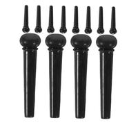 SWOOMEY 12pcs Guitar Bridge for Acoustic Folk Guitar Bridge Pegs for String Stability and Sound Essential Replacement Parts for Musicians