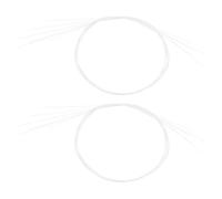 SWOOMEY 12pcs Realistic Plastic Cat Whiskers for Crafts with Soft High Simulation, White Needle Felting Whiskers for Plush Dolls and Figurines, for Crafting and Needle Felting Projects