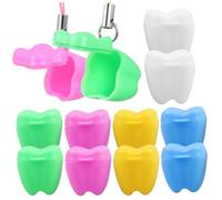 SWOOMEY 12pcs Teeth Storage Case Cute Keepsake Holder for Lost Teeth Unique Design for Boys Girls for Cherishing Childhood Memories