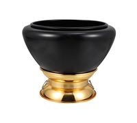 SWOOMEY 1pc Practical Black Tibetan Singing Bowl Meditation Sound Bowl for Home Decor Yoga and Mindfulness for Yoga Enthusiasts Easy to Clean Crisp Sound Quality