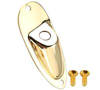 SWOOMEY 1Set Durable Electric Guitar Plate Convenient Jack Replacement for Wear Resistant Accessory with Slight Curve for Enhanced Performance Construction