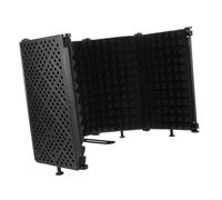 SWOOMEY 1set Five-door Microphone Isolation Shield Portable Sound Absorbing Cover for Recording and Live Broadcast Compact Design for Vocal Studios and Music Production