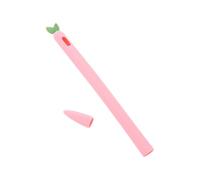SWOOMEY 1set Silicone Pencil Sleeve Grip Cover Compatible with Apple Pencil Non Slip Design Prevents Damage Scratches for Stylus Protection Peach Color
