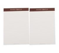 SWOOMEY 2 Pack Note Pads with Clean Tear off Design and Easy Organization, Lined Paper Pads for Professionals, for Meetings and Everyday Use, Small Legal Memo Notebooks for Office and Home