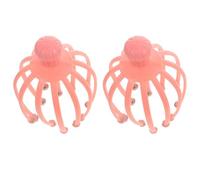 SWOOMEY 2 Pcs Portable Handheld Scalp Massagers with Ergonomic Design Small and Lightweight Stress Relief Tool for Relaxing the Scalp and Nervousness Random Color