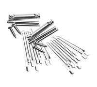 SWOOMEY 2 Sets Thumb Piano for Beginner with 8 Metal Keys, Easy to Carry Mini Kalimba Musical Instruments Featuring Good Resonance, for Camping and Relaxation