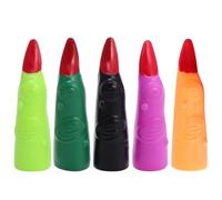 SWOOMEY 20 Pieces Halloween Finger Nails Set Plastic Long Nail Tips Scary Creepy Design for Costume Parties and Carnivals Halloween Props