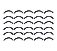 SWOOMEY 200pcs Black Silicone Eyelash Curler Refill Pads Good Protection to Eyelids and No Hurt to Eyelashes Suitable for Beauty Salon Use