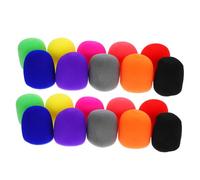 SWOOMEY 20pcs Mic Covers Mic Windscreen Microphone Accessories Sponge Cover for Ktv Home Studio Wind Shield Replacement