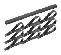 SWOOMEY 20Pcs Snare Wire Straps Drum Wire Mounting Straps PET High-Grade Material Easy to Install Convenient to Use 9.82X0.55X0.04In Sturdy Snare Drum Parts for Drumming Practice