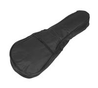 SWOOMEY 21-inch Portable Ukulele Bag Padded Carrying Case Black Waterproof Musical Instrument Pouch for Soprano and Tenor Ukuleles