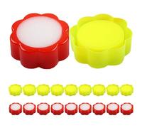 SWOOMEY 24pcs Finger Tip Moistener Sponge for Sorting Paper, Office Wet Fingertip Pad for Counting Money, Round Sponge Bank Supply